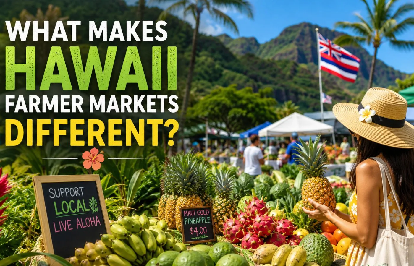 What Makes Hawaii Farmer Markets Different from Mainland Markets?