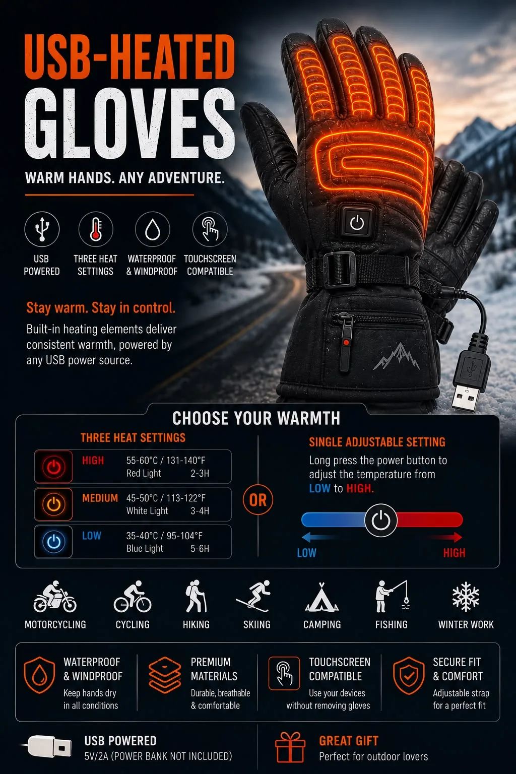 The Ultimate Guide to Heated Gloves: Stay Warm, Comfortable, and Protected in Every Adventure