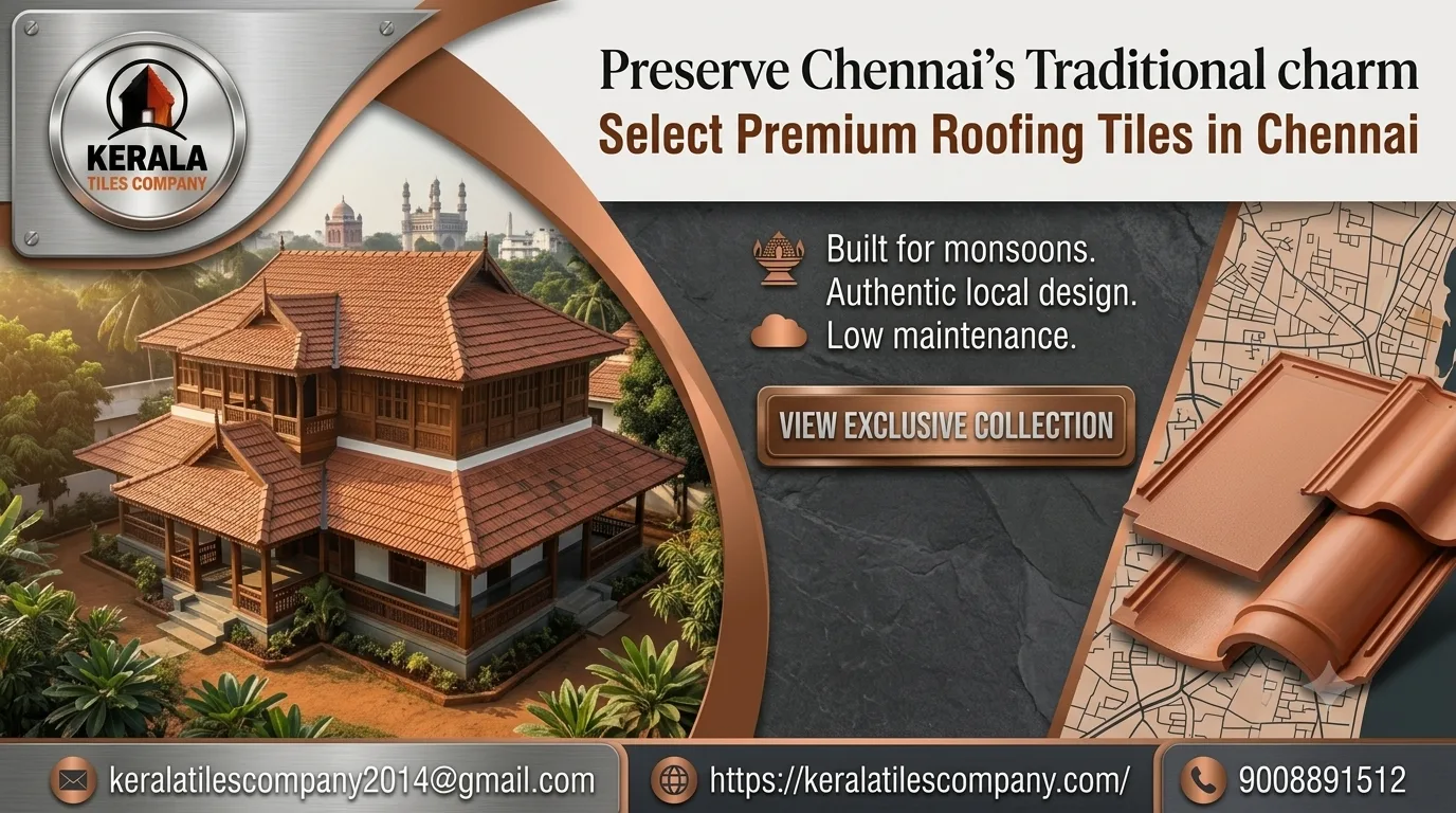 Roofing Tiles in Chennai, Mumbai, Pune & Hyderabad: Style, Strength & Durability