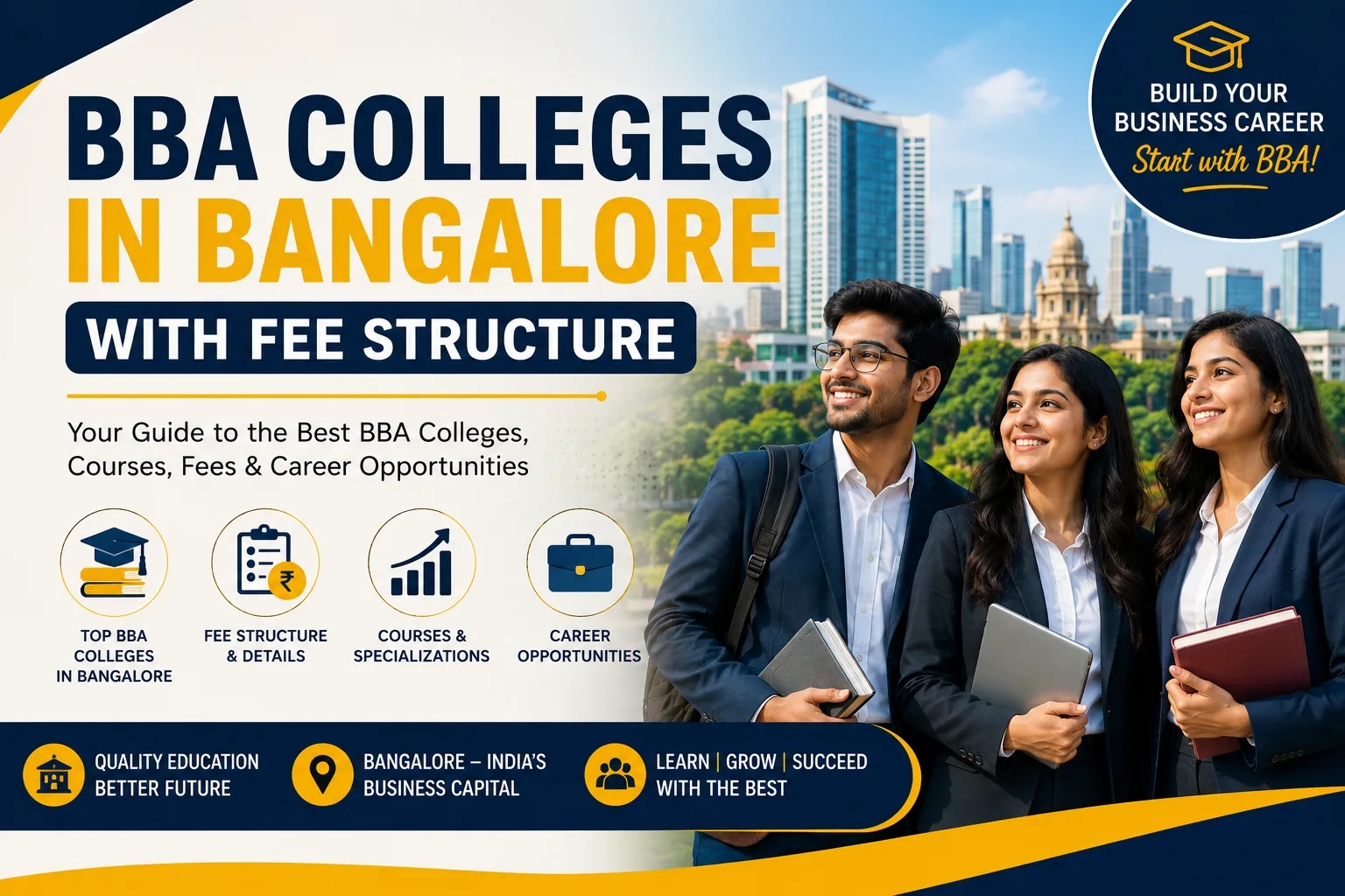 BBA Colleges in Bangalore with Fee Structure: A Complete Guide for Students in 2026