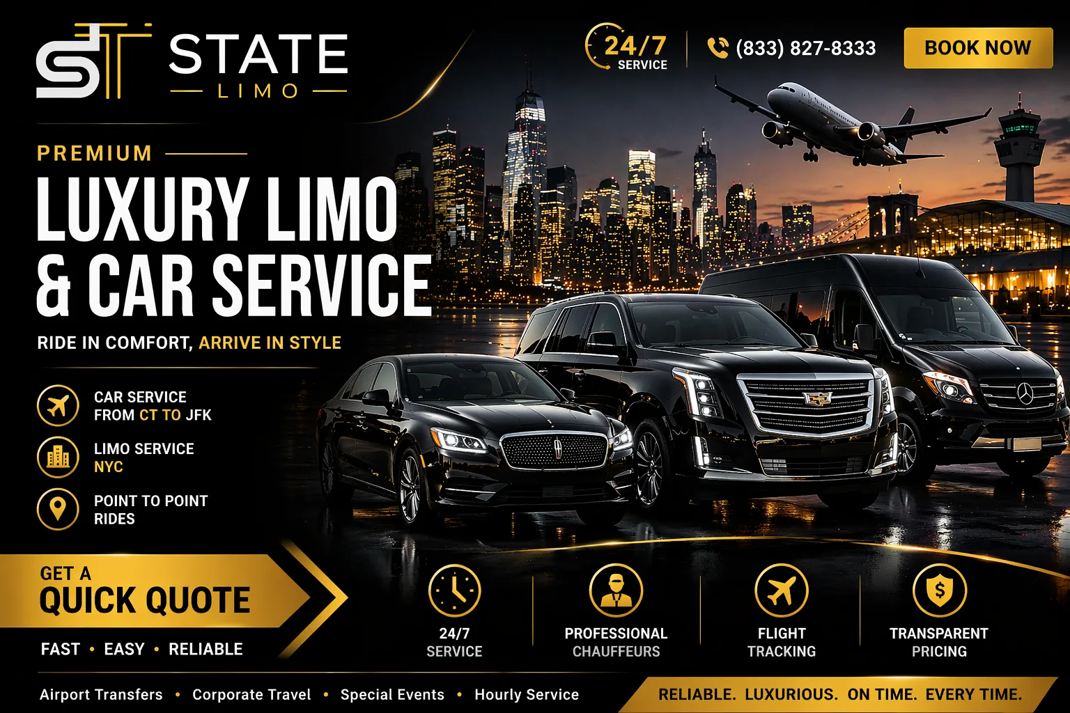Reliable Luxury Travel with Airport Limo Service JFK and Beyond
