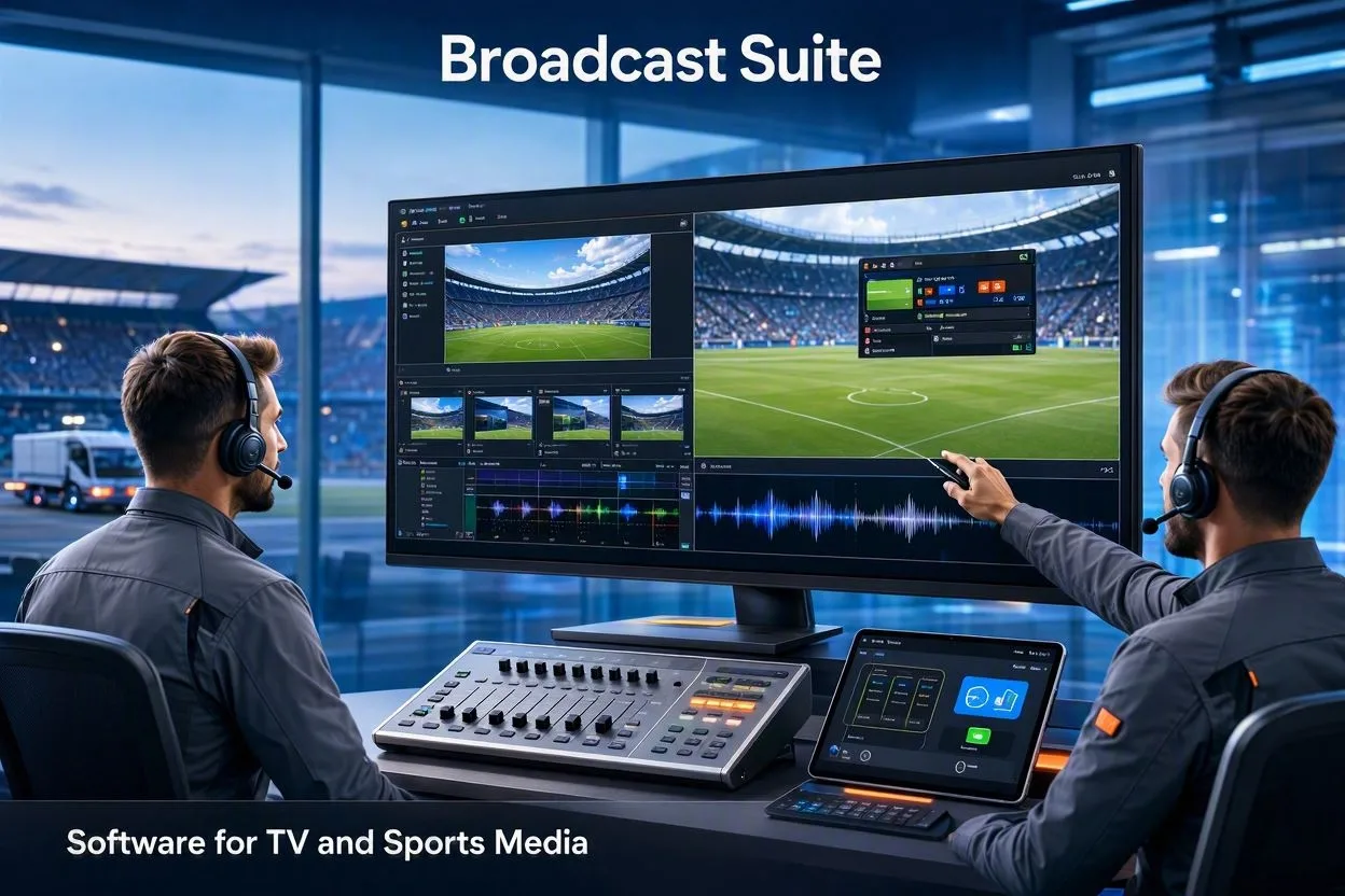 Software for TV Broadcasting and Sports Broadcasting Solutions for Modern Media