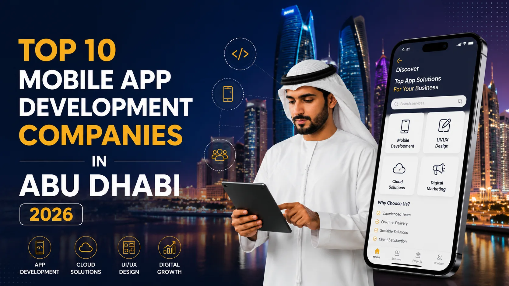 Top 10 Best Mobile App Development Companies in Abu Dhabi, UAE (2026)