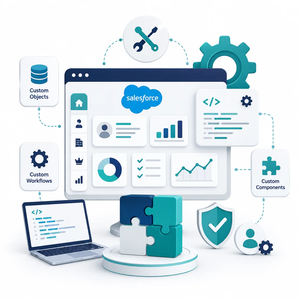How SP Tech Delivers Salesforce Customization Services That Drive ROI