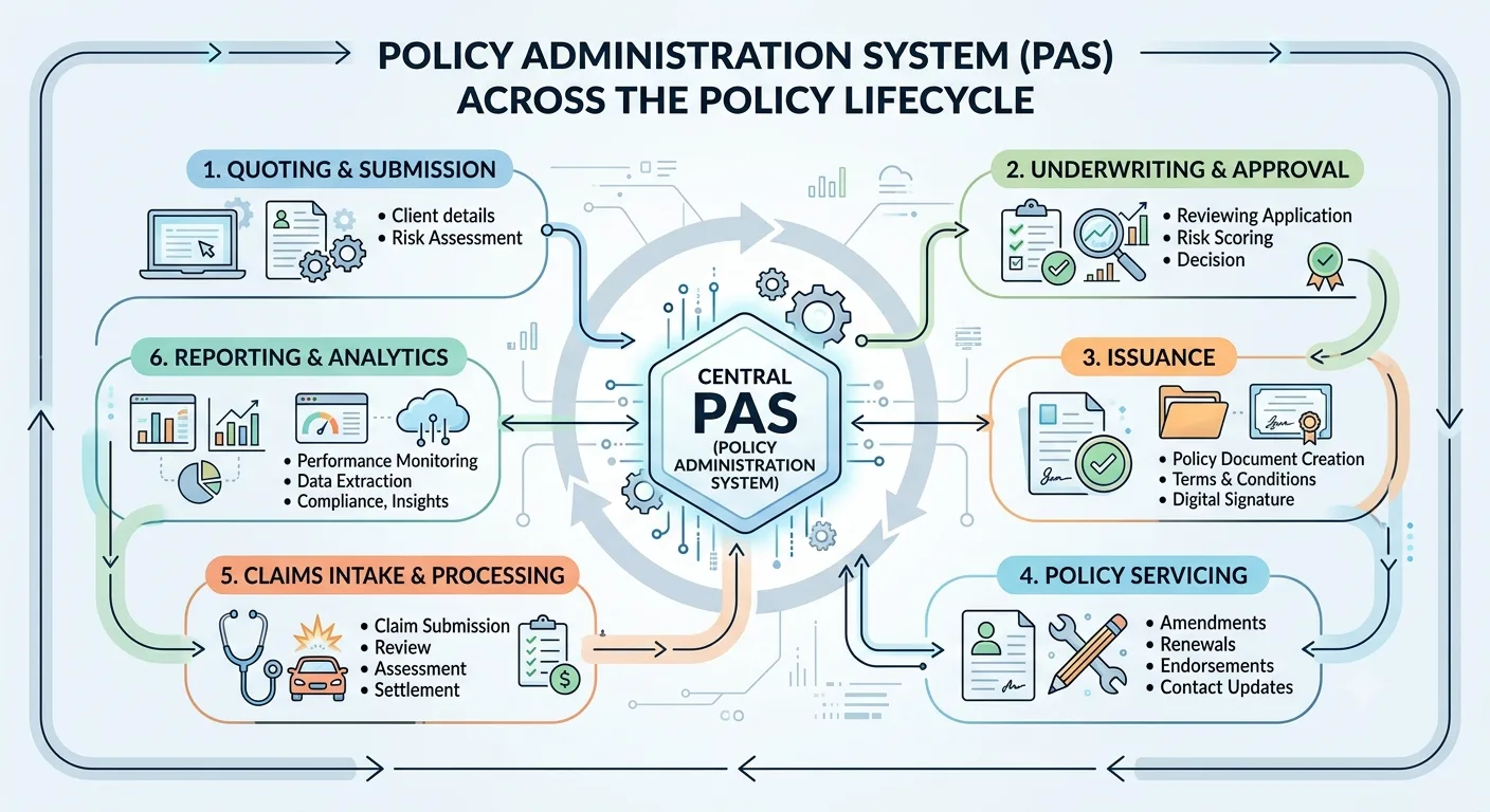 How a Policy Administration System Works Across the Policy Lifecycle