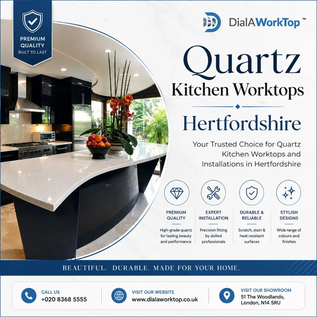 White Quartz Worktops vs Grey Quartz Worktops: Which Should You Choose for Your Hertfordshire Home