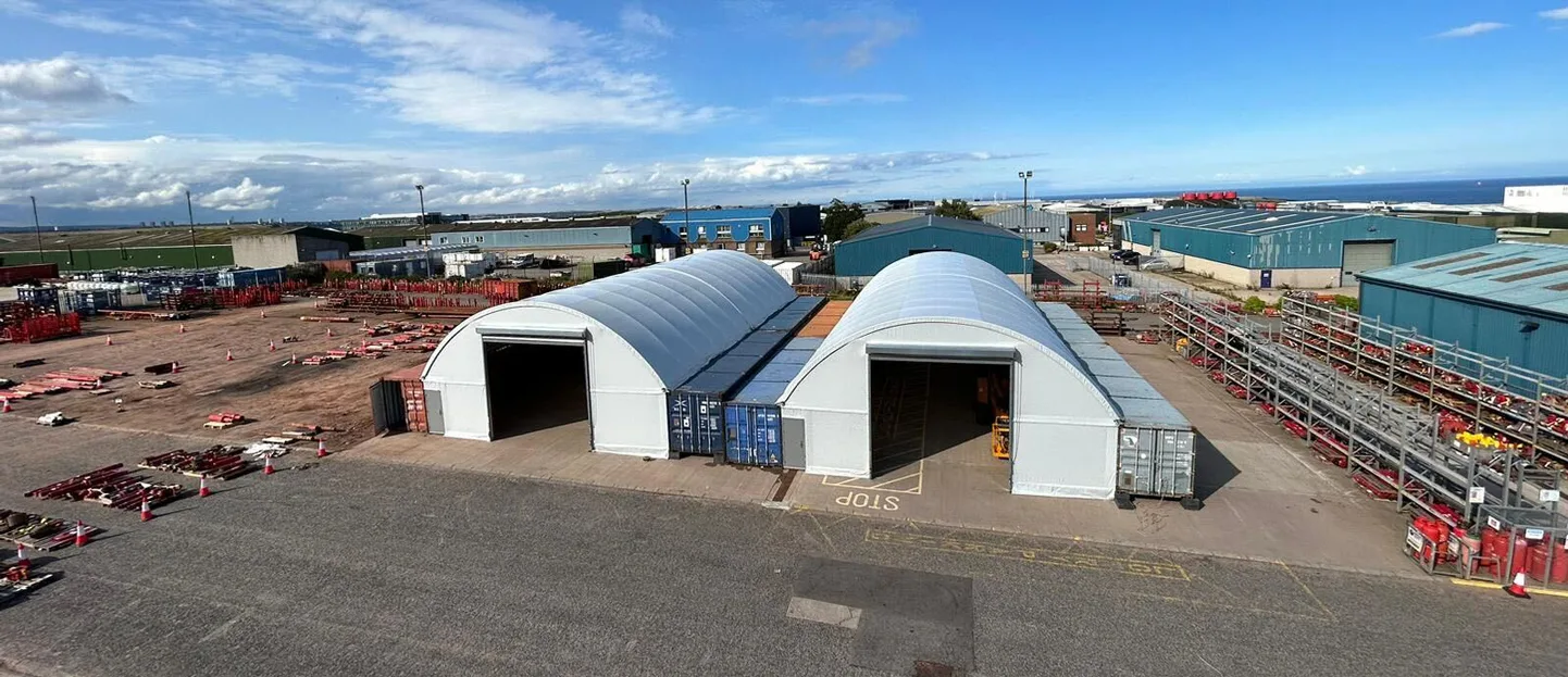 Flexible Container Shelters for Storage & Workspaces