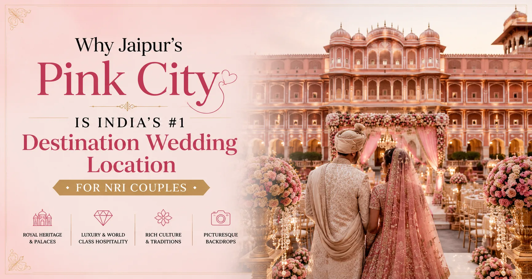 Why Jaipur's Pink City is India's #1 Destination Wedding Location for NRI Couples