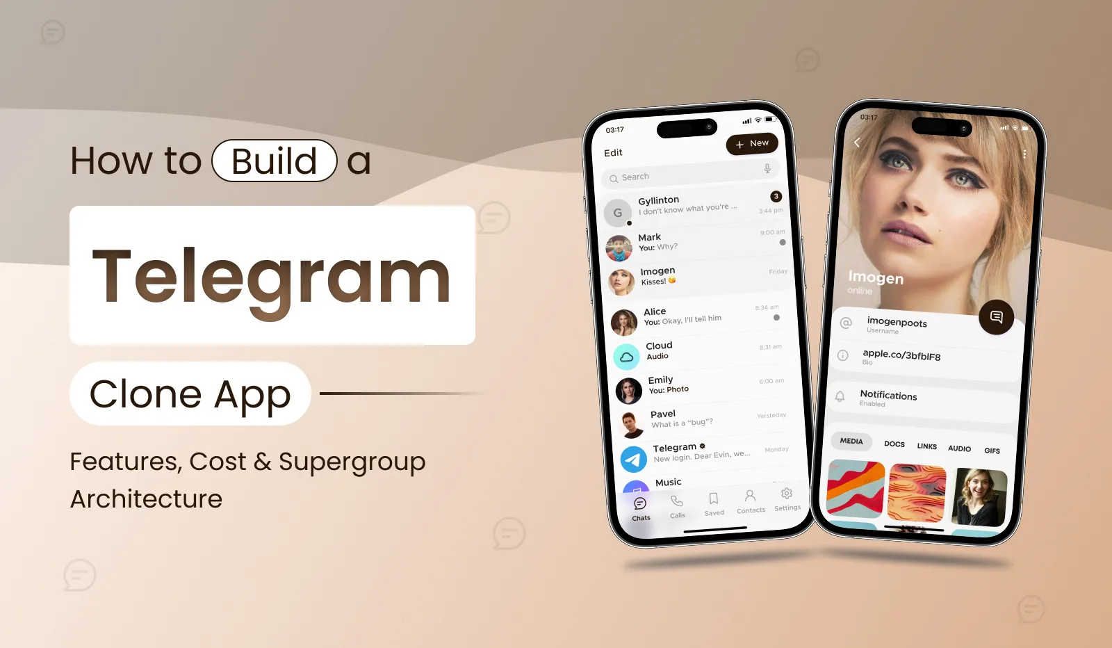 Telegram Clone App Development Cost: $14K–$200K