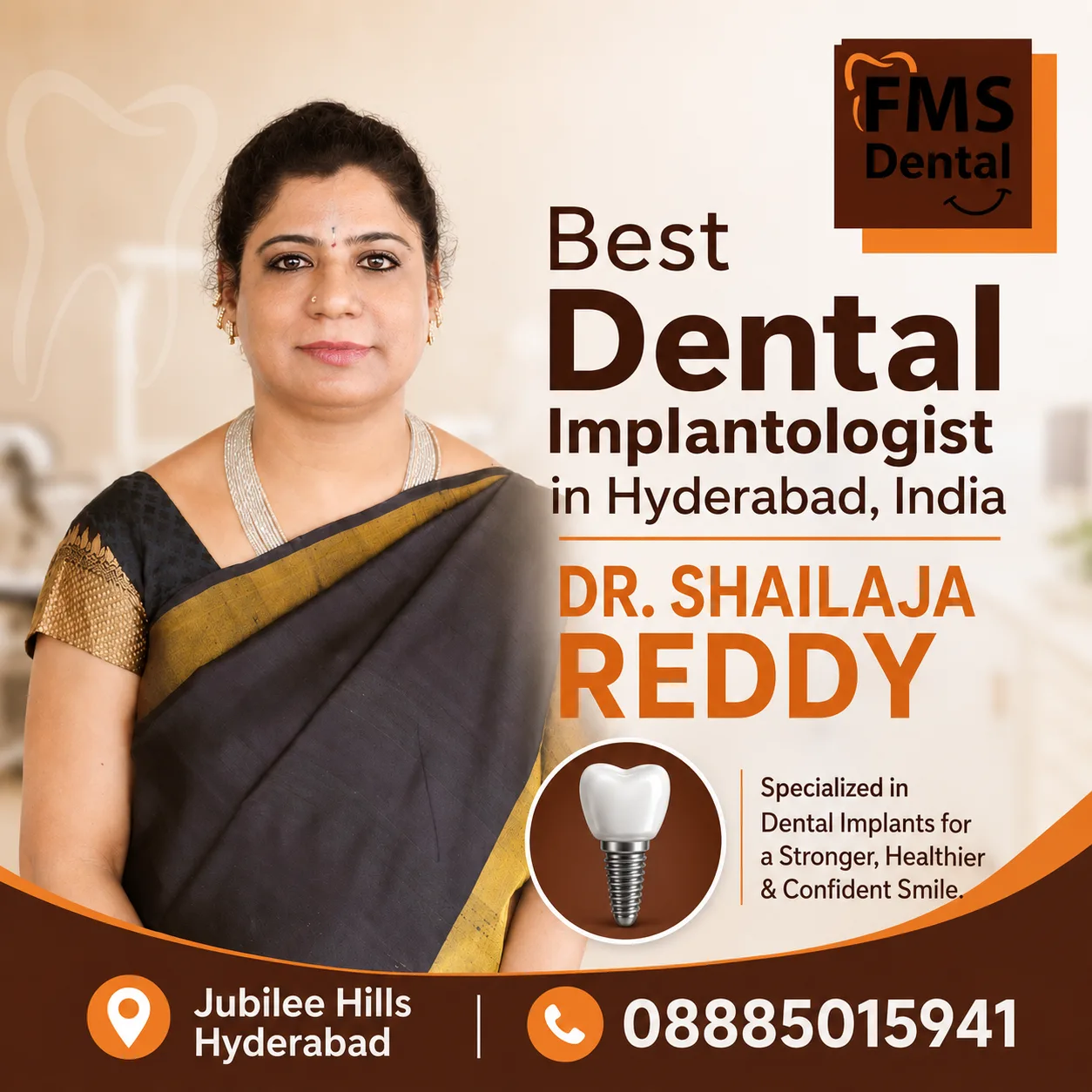 Best Dental Implantologist in Hyderabad - Advanced Implant Care at FMS International Dental Center
