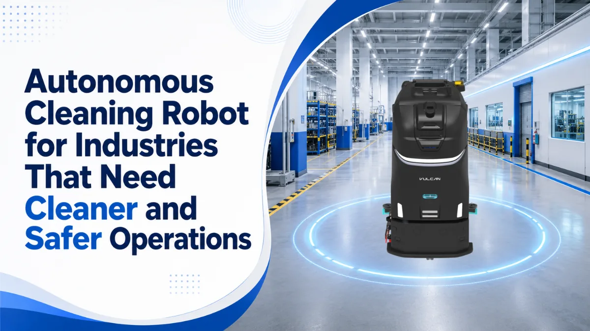 Autonomous Cleaning Robot for Industries That Need Cleaner and Safer Operations