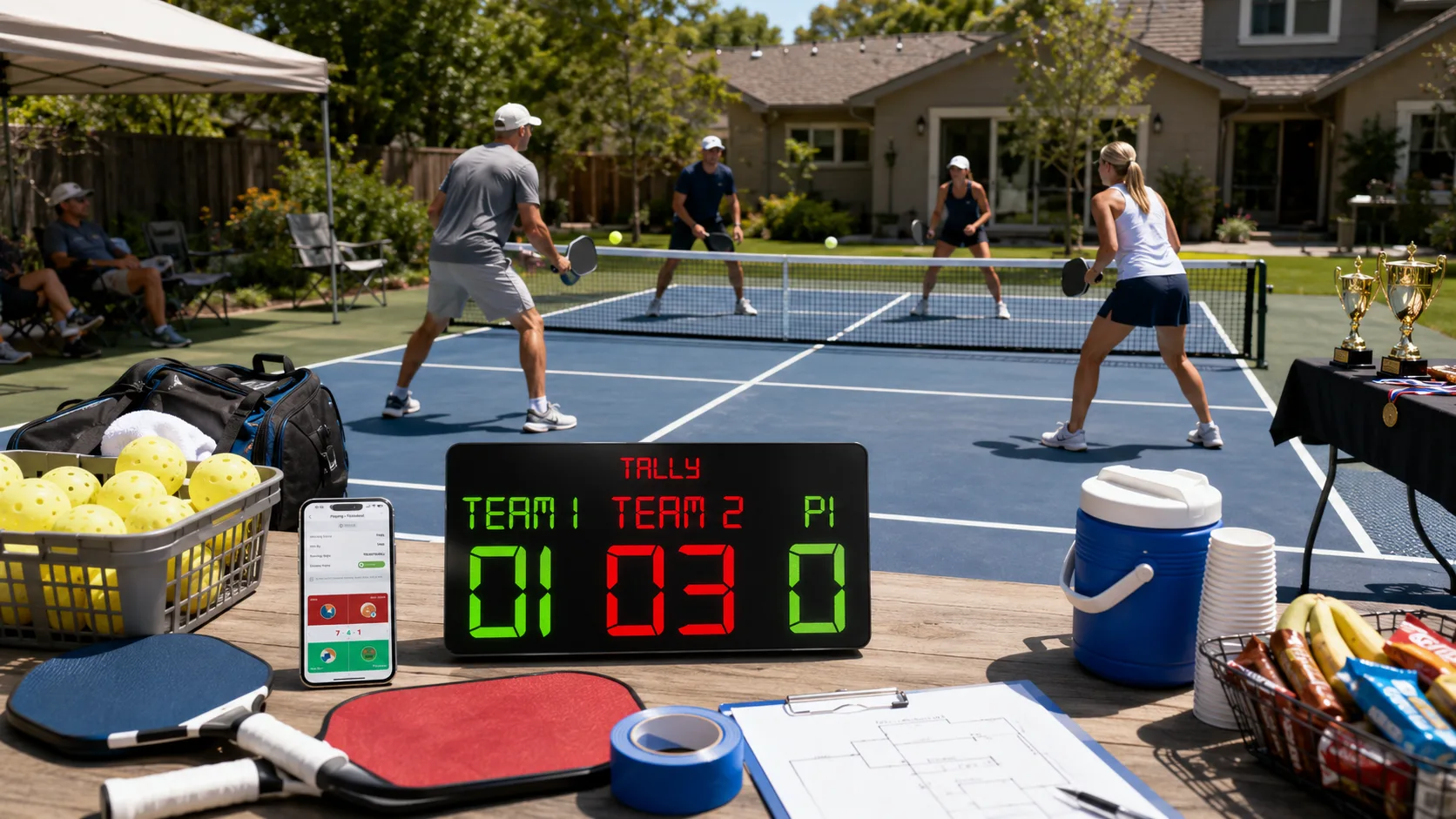 Planning a Backyard Pickleball Tournament: Equipment and Setup Checklist