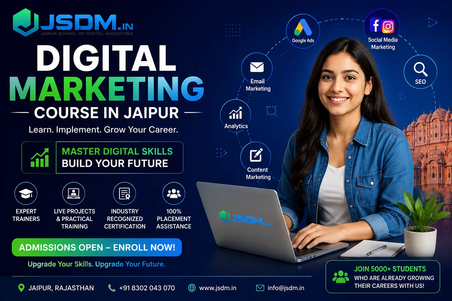 Digital Marketing Classes In Jaipur: A Complete Guide to Starting Your Career