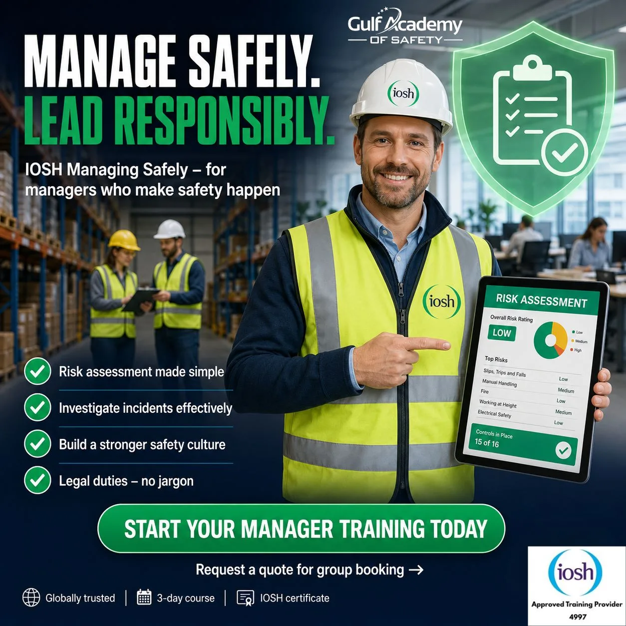IOSH Managing Safely Training for Gulf Region Managers