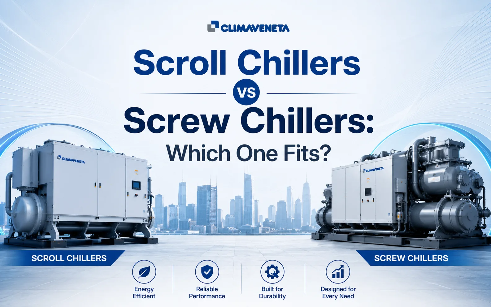 Scroll Chillers vs Screw Chillers: Which One Fits?