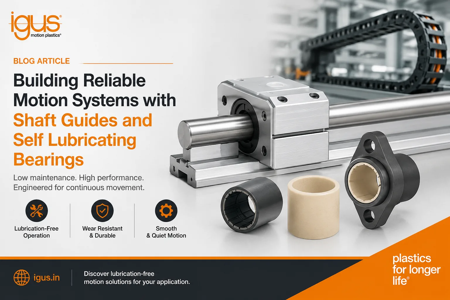 How Lubrication-Free Linear Bearings Improve Machine Design