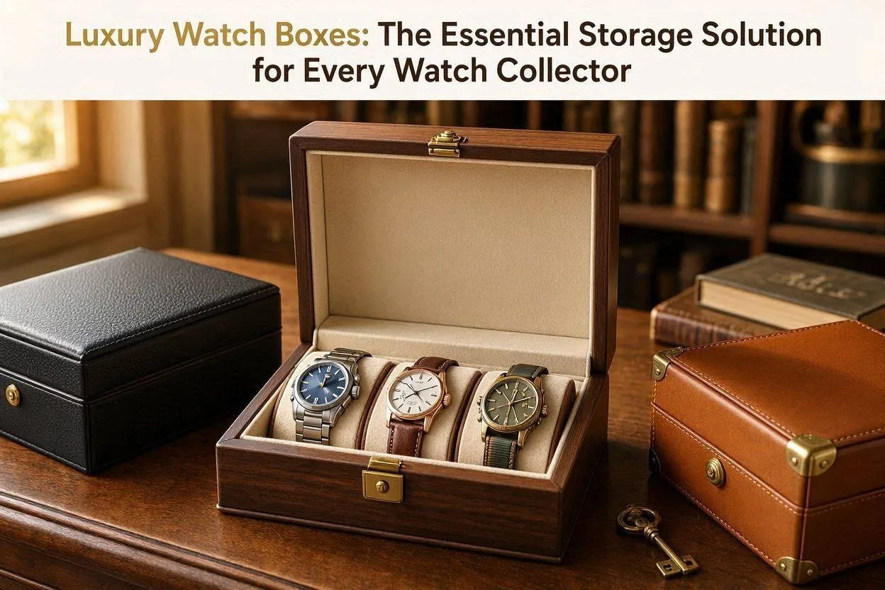 Luxury Watch Boxes: The Essential Storage Solution for Every Watch Collector