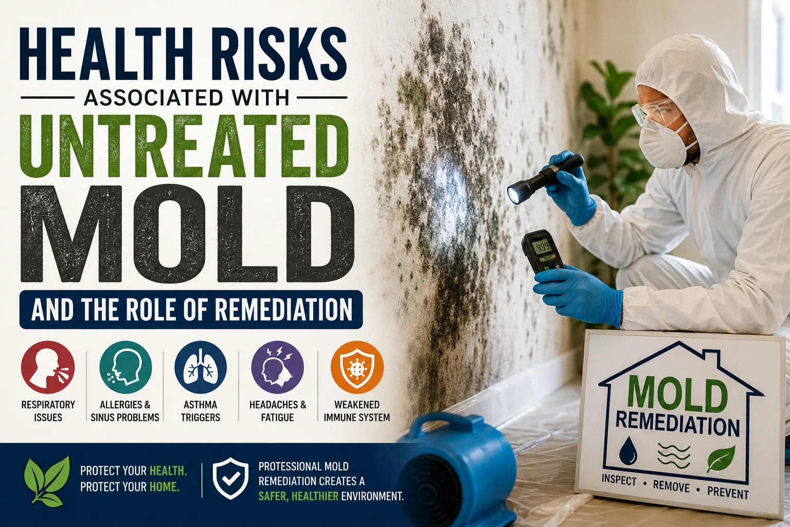 Health Risks Associated with Untreated Mold and the Role of Remediation