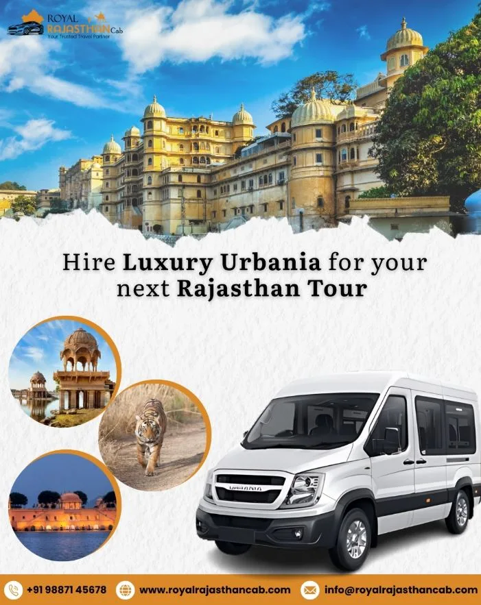 Luxury Urbania Hire Jaipur: A Comfortable Choice for Group Travel