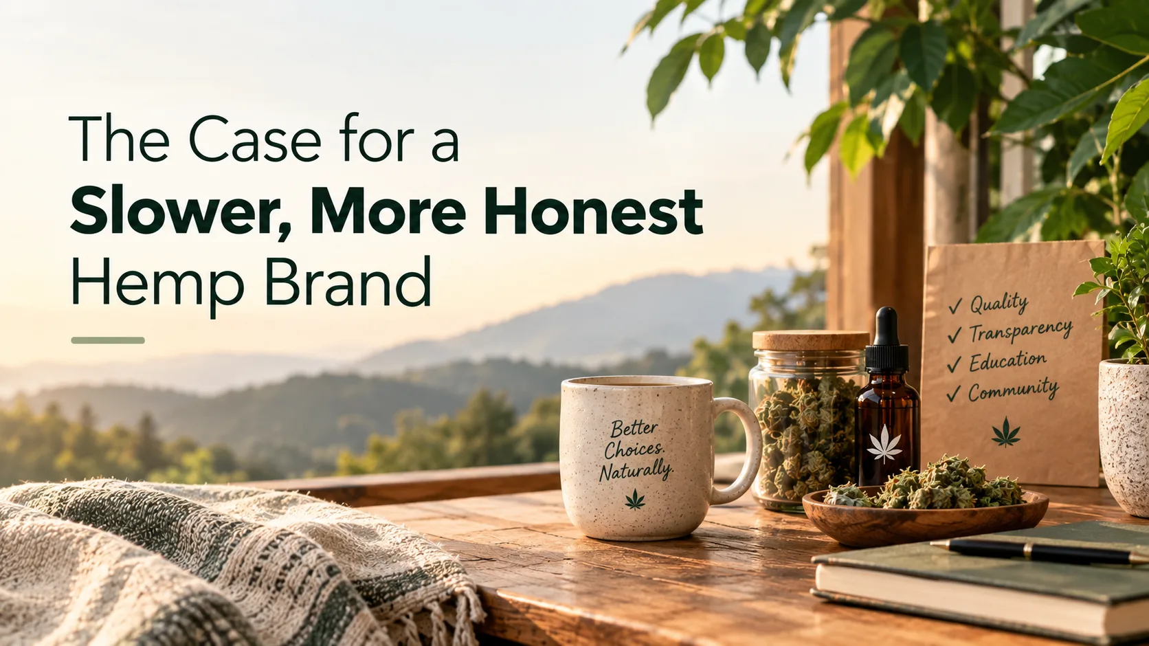 The Case for a Slower, More Honest Hemp Brand