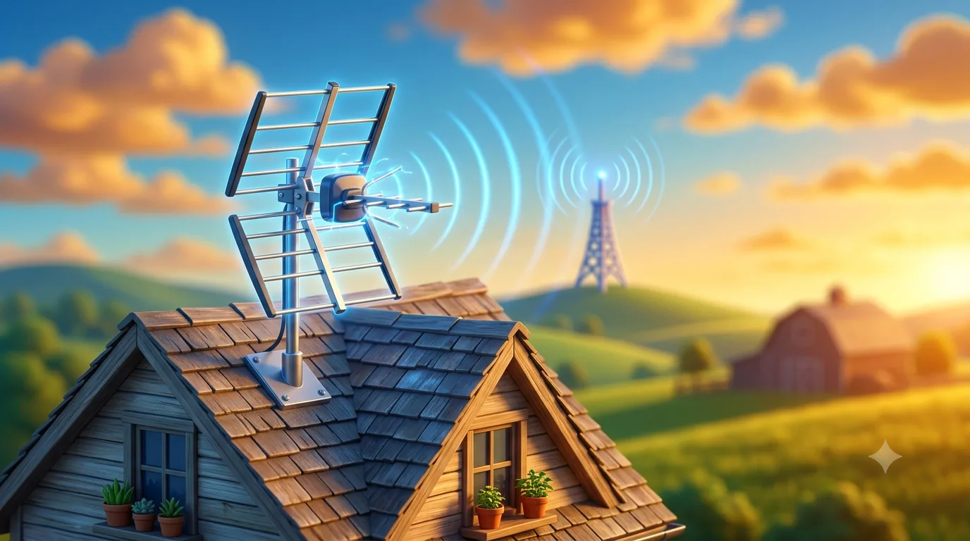Outdoor HDTV Antennas That Actually Work in Rural Areas