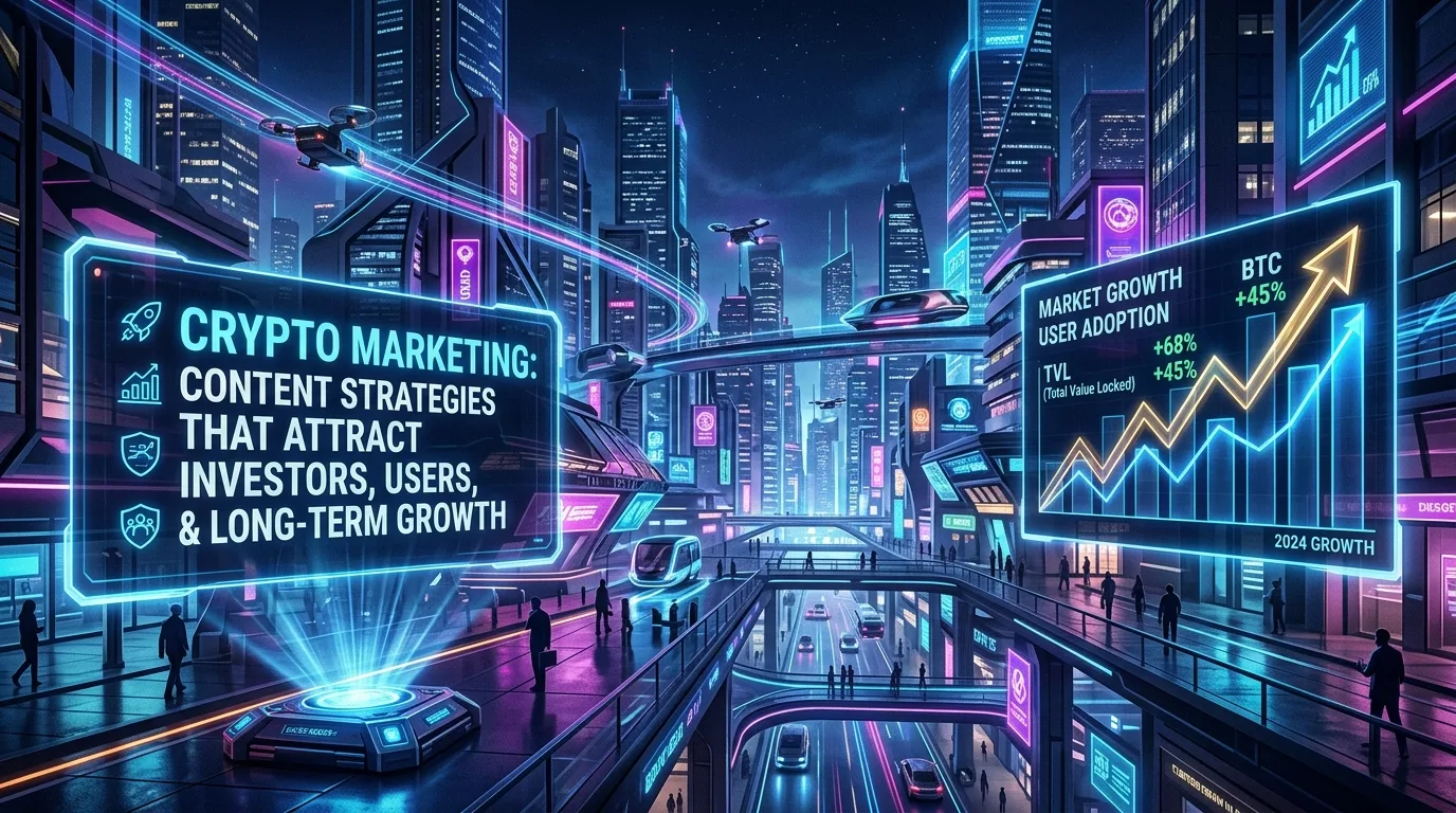 Crypto marketing: Content Strategies That Attract Investors, Users, and Long-Term Growth