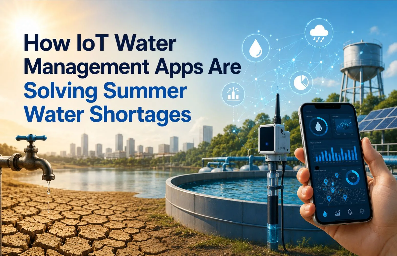 How IoT Water Management Apps Are Solving Summer Water Shortages