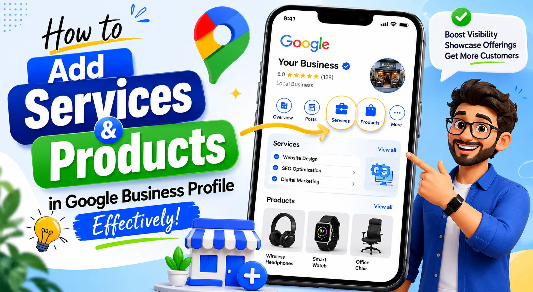 How to Add Services and Products in Google Business Profile Effectively