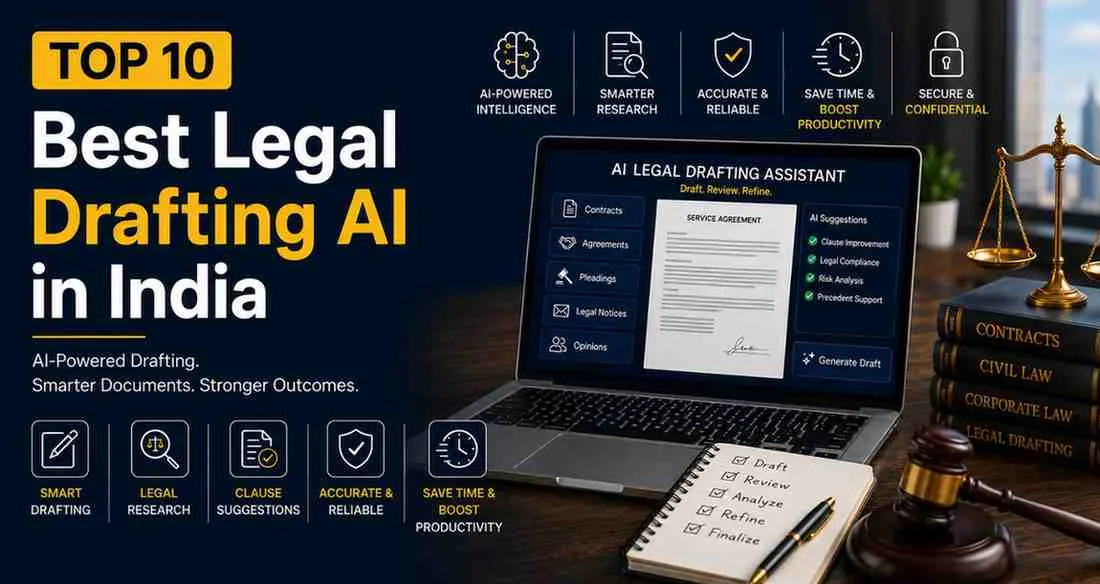 Top 10 Best Legal Drafting AI in India (2026 Guide)