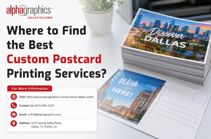 Where to Find the Best Custom Postcard Printing Services?