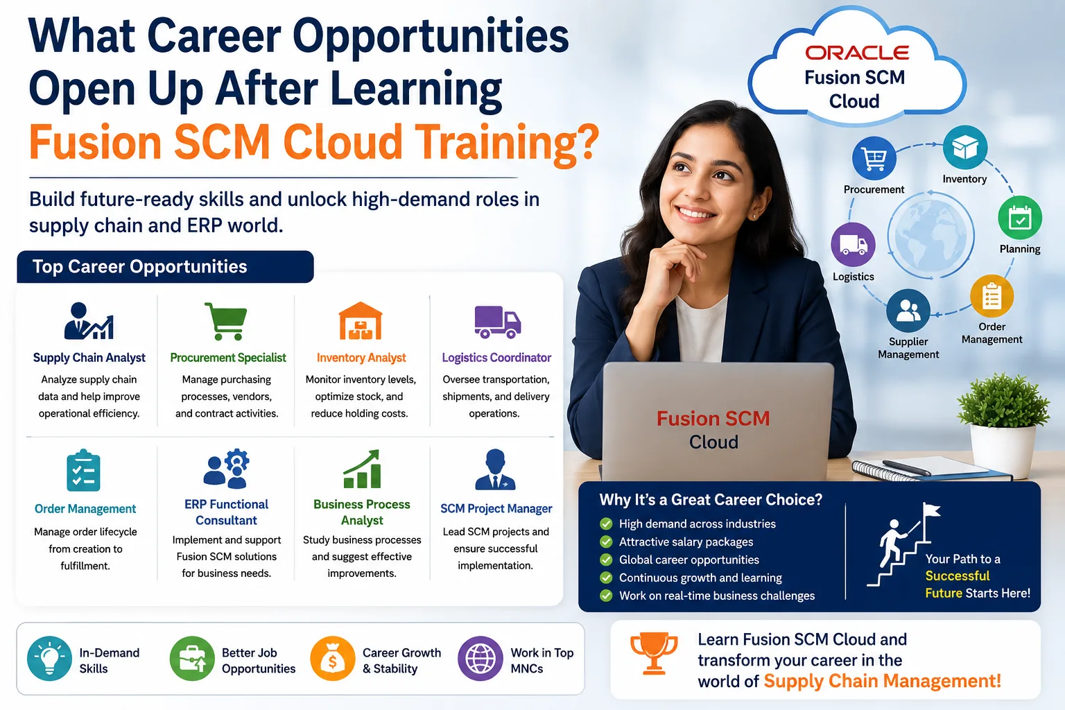 What Career Opportunities Open Up After Learning Fusion SCM Cloud Training?