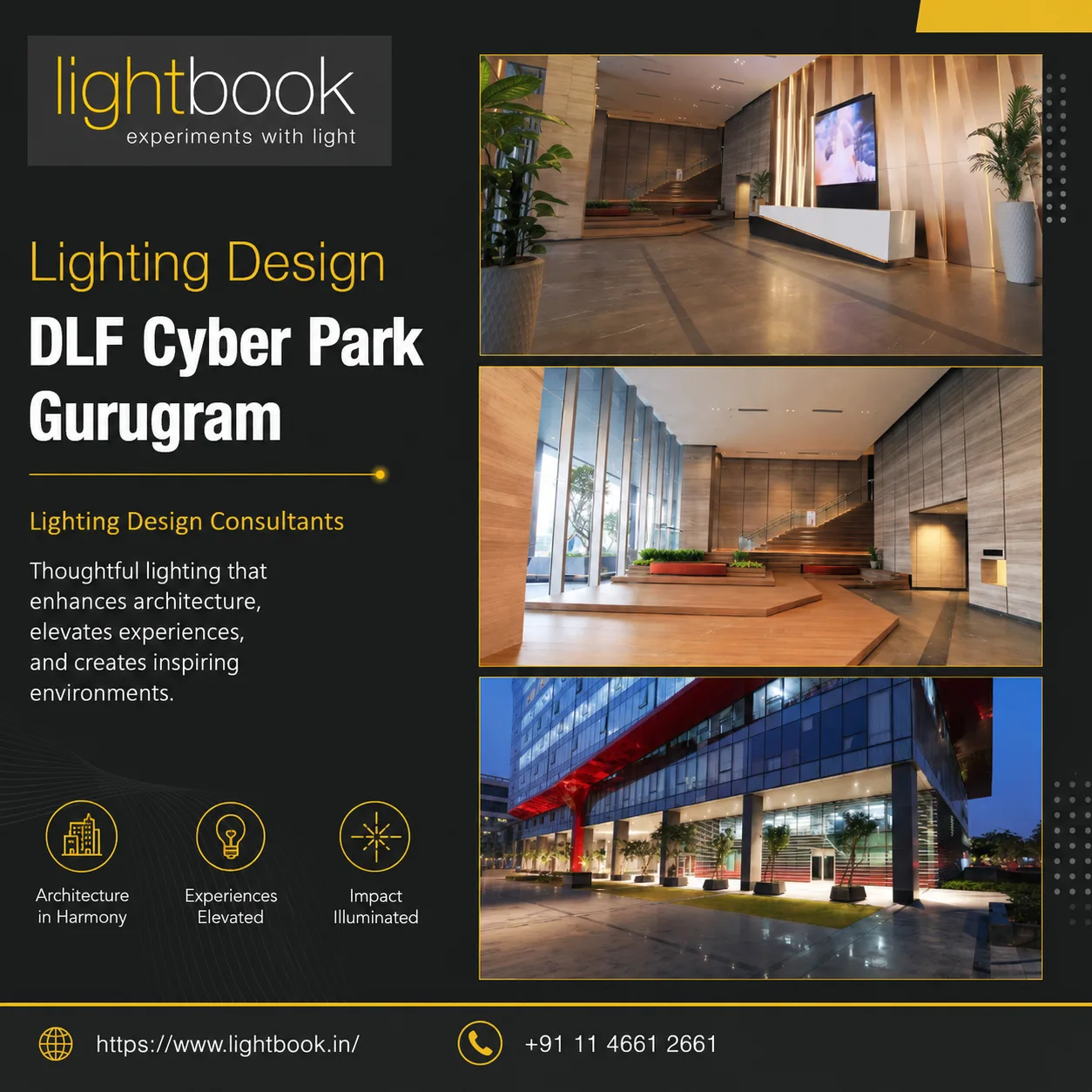 Lighting Design at DLF Cyber Park Gurugram: How Expert Commercial Lighting Transforms a Workspace