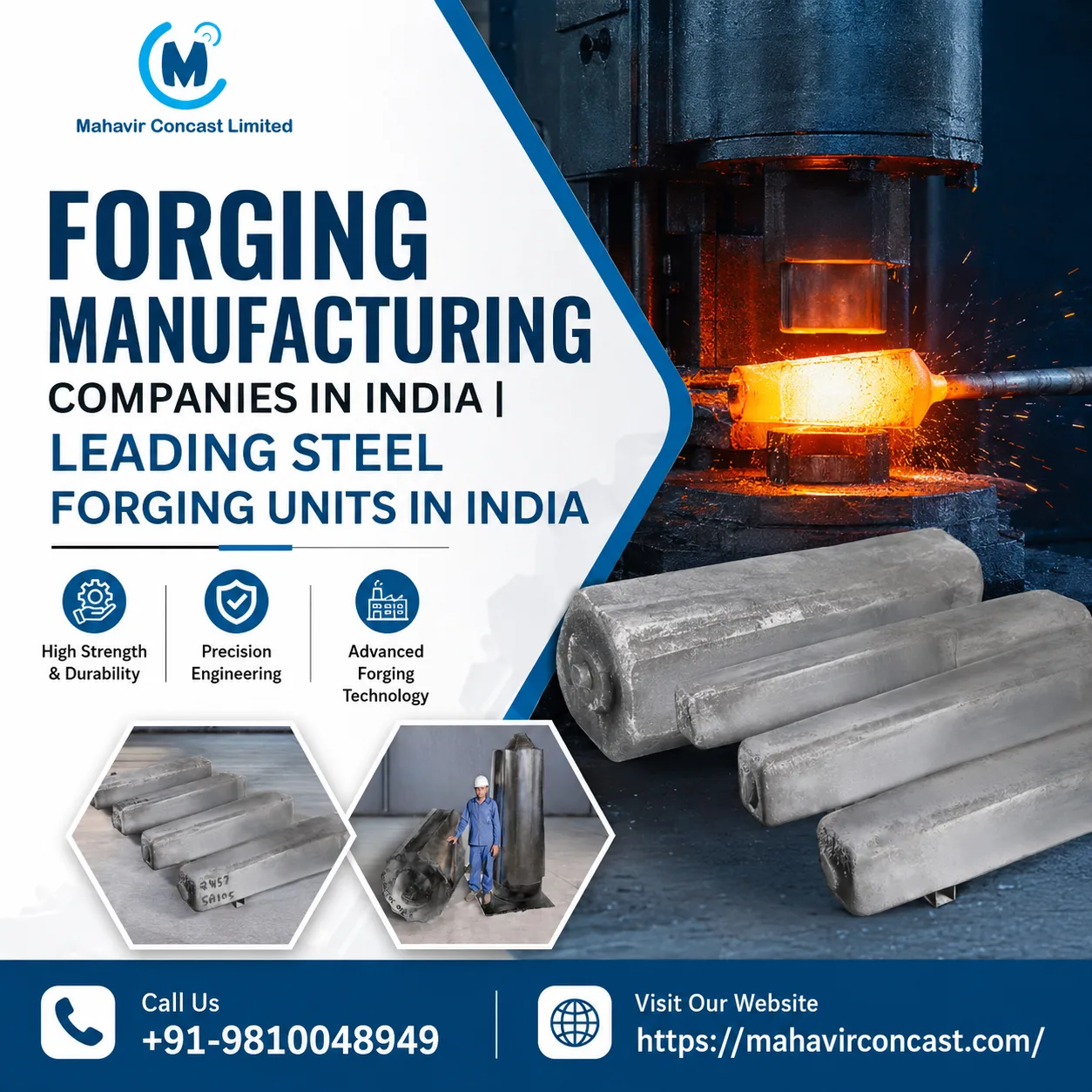 Forging Manufacturing Companies in India - Mahavir Concast