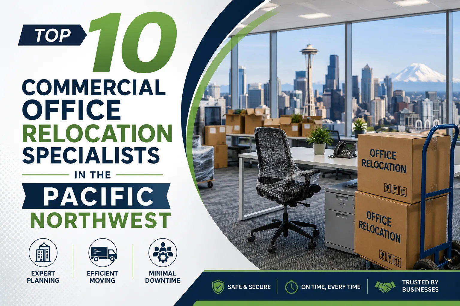 Top 10 Commercial Office Relocation Specialists in the Pacific Northwest