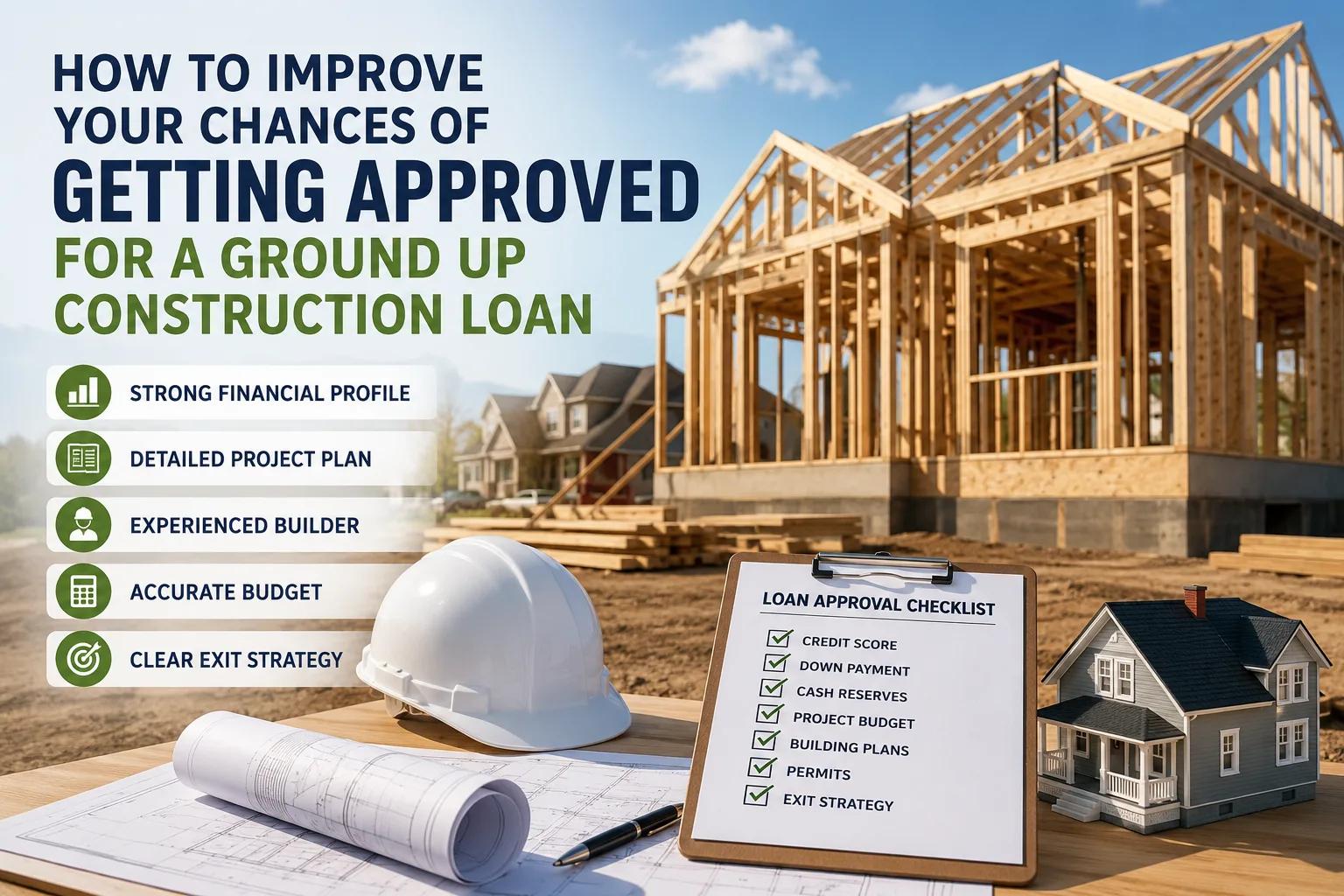 How to Improve Your Chances of Getting Approved for a Ground Up Construction Loan