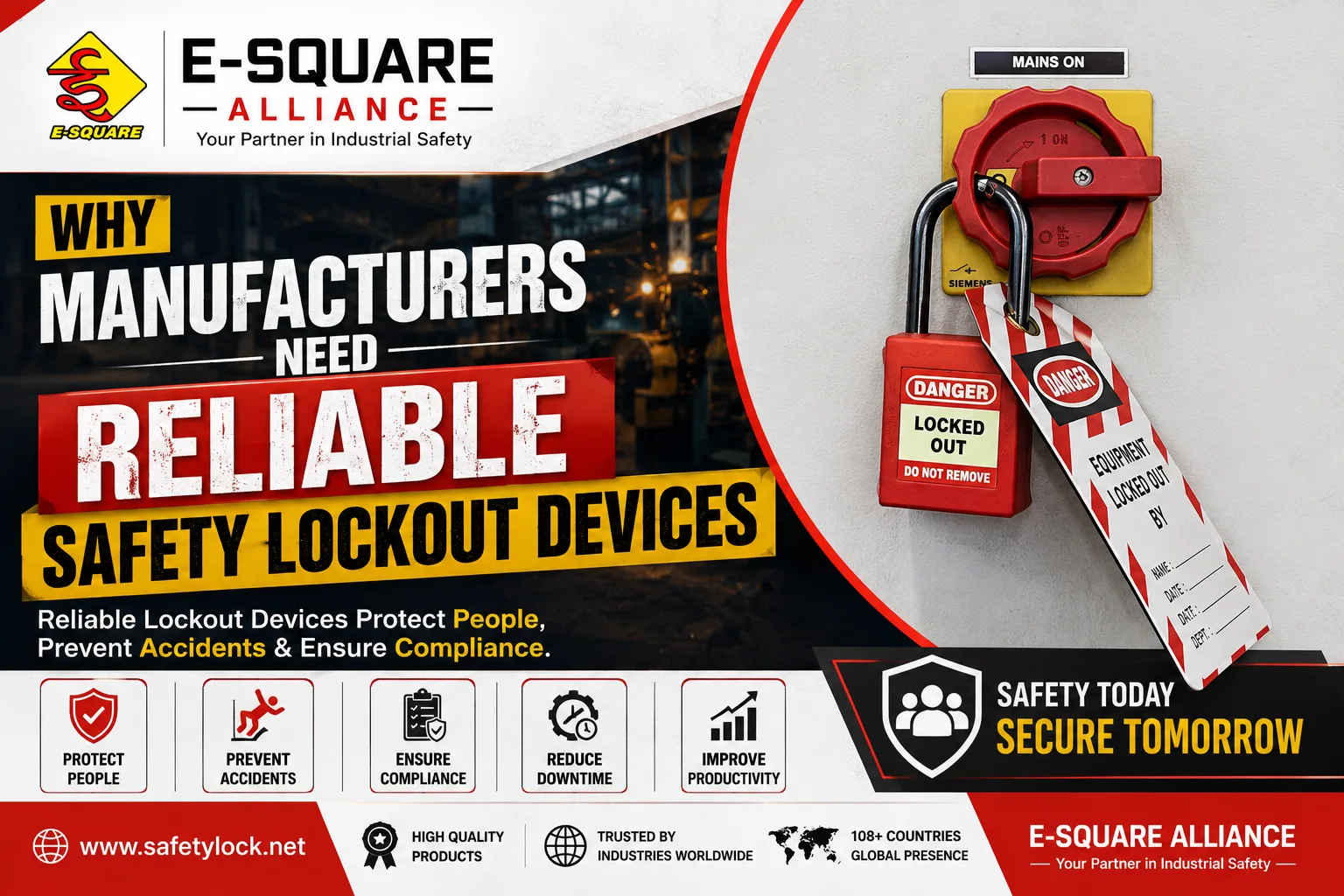 Why Manufacturers Need Reliable Safety Lockout Devices