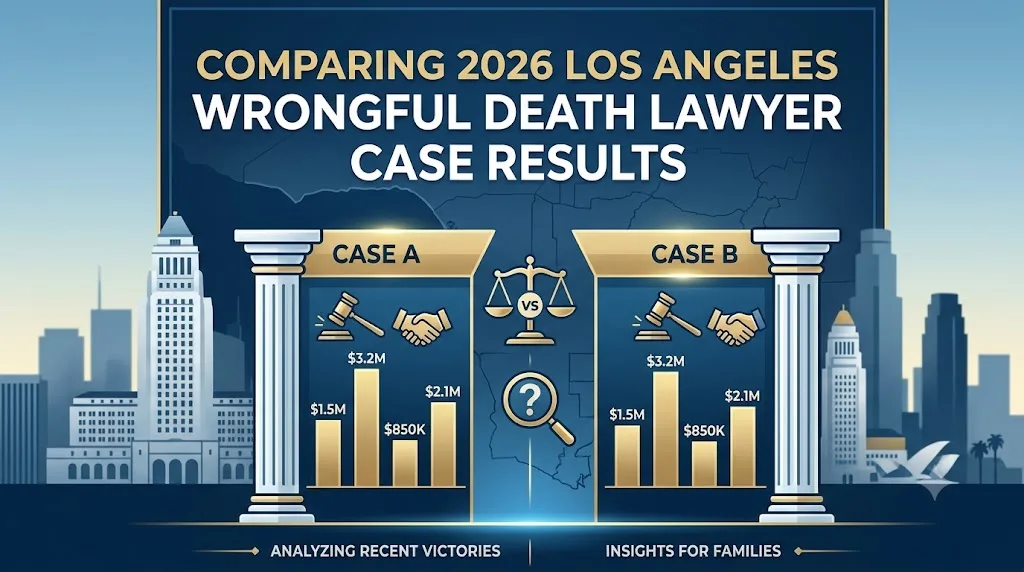 Comparing 2026 Los Angeles Wrongful Death Lawyer Case Results