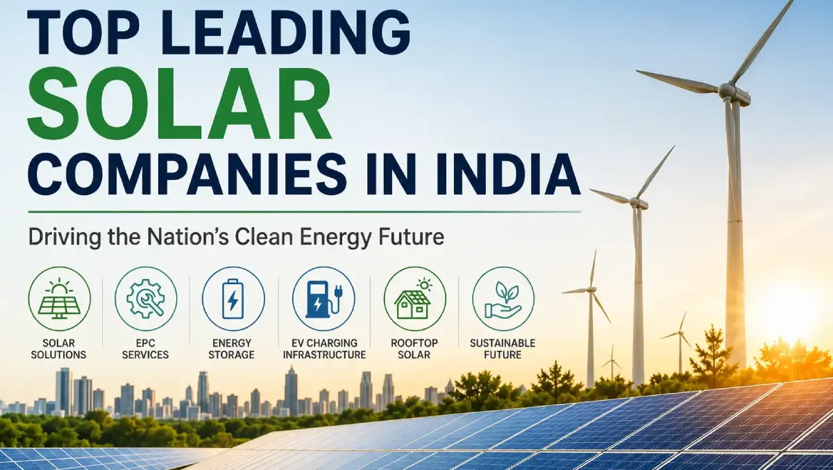 India's Top Leading Solar Companies Driving the Nation's Clean Energy Future