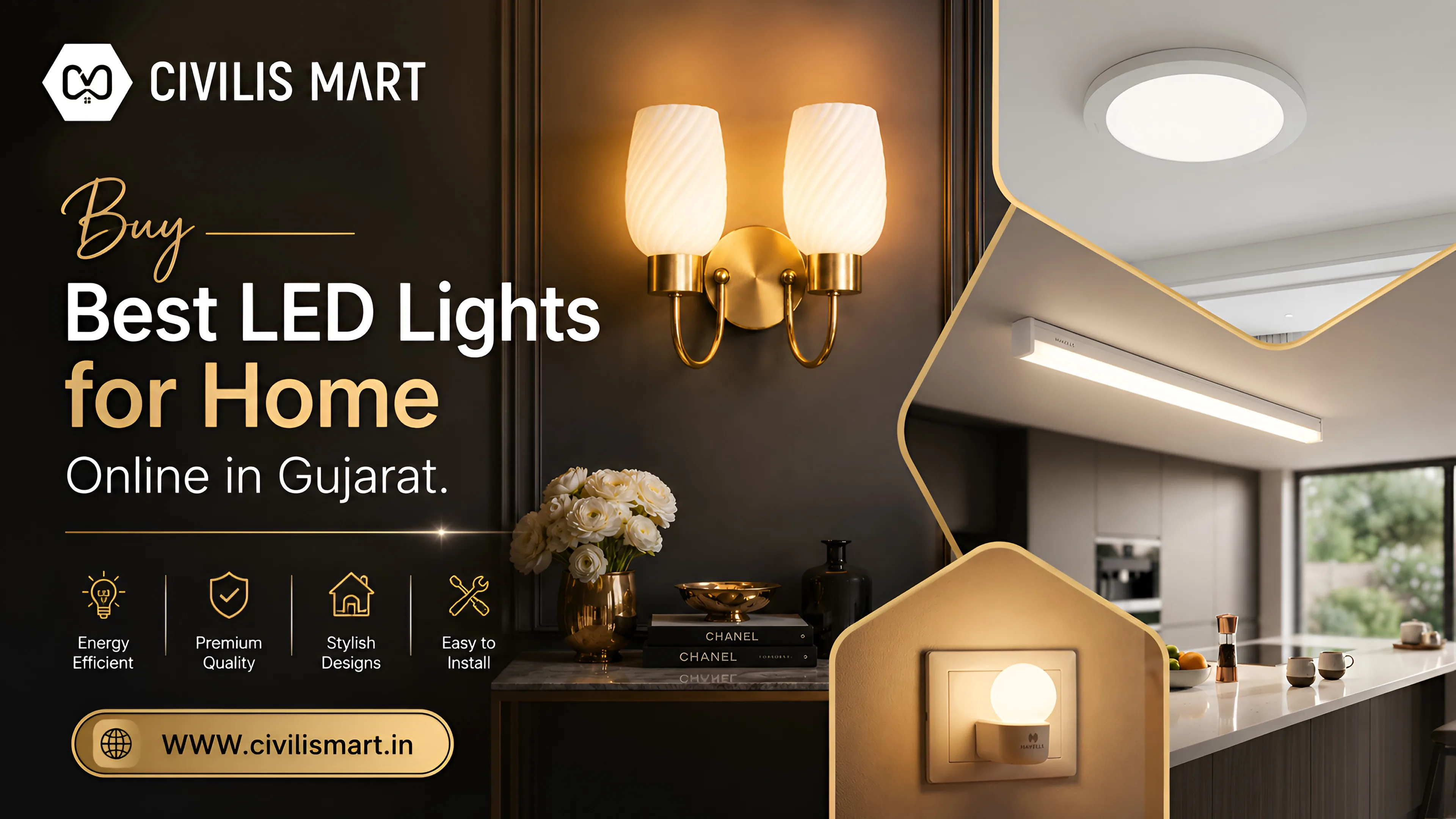Buy Best LED Lights for Home Online in Gujarat