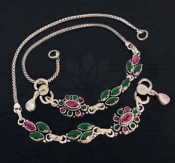 Modern Jewelry Essentials: Stone Anklets, Handpainted Earrings, and Bugadi Earrings Online