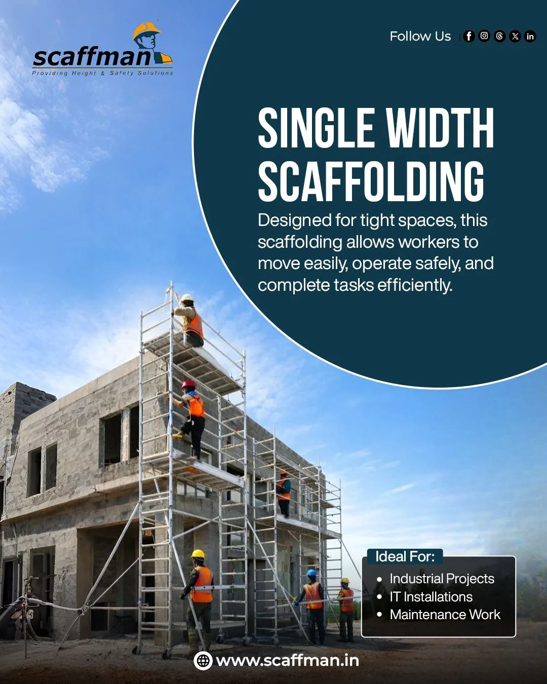 Aluminium Scaffolding Manufacturers in Bangalore – Scaffman