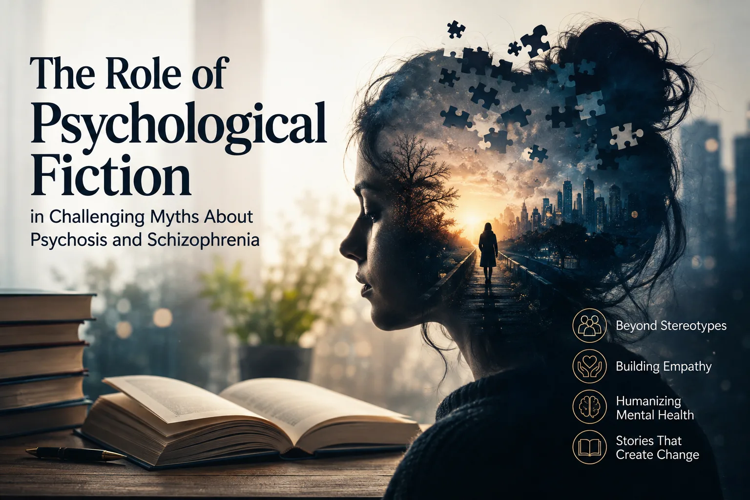 The Role of Psychological Fiction in Challenging Myths About Psychosis and Schizophrenia
