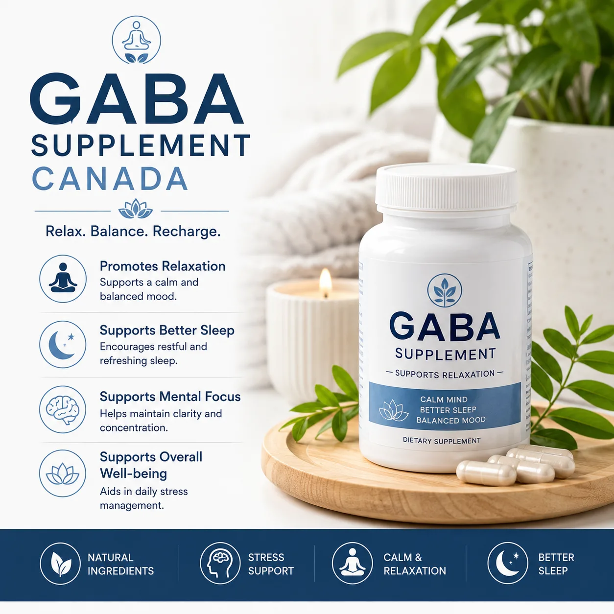 GABA Supplement Canada: A Look at Today’s Changing Wellness Habits