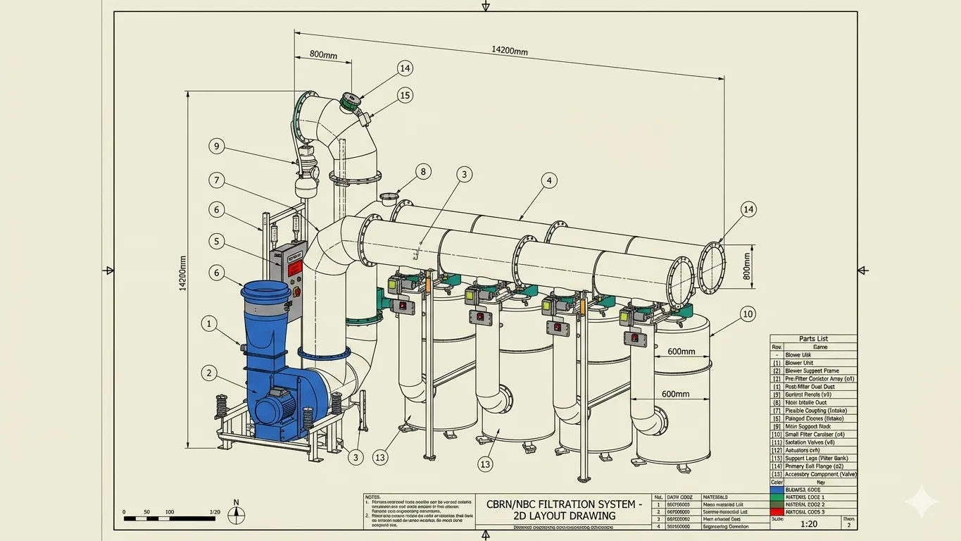 How a CBRN Filtration System Works?