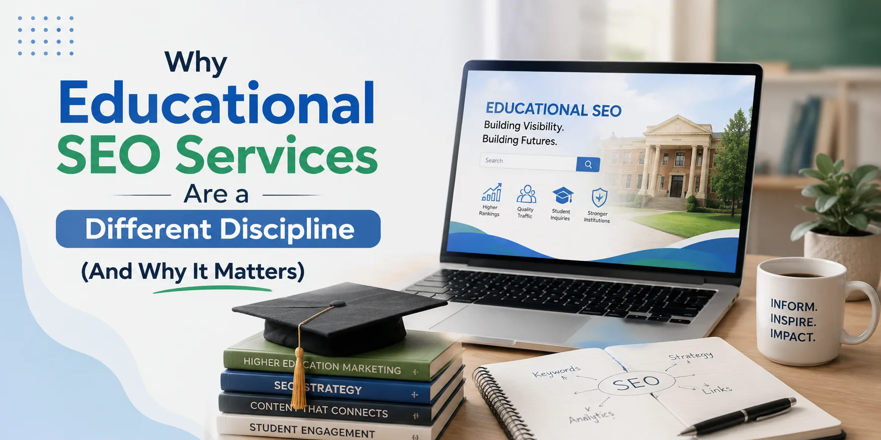 Why Educational SEO Services Are a Different Discipline (And Why It Matters)