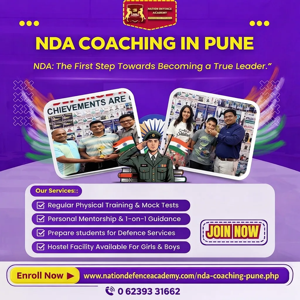 Best NDA Coaching in Pune with Residential Facility – Nation Defence Academy
