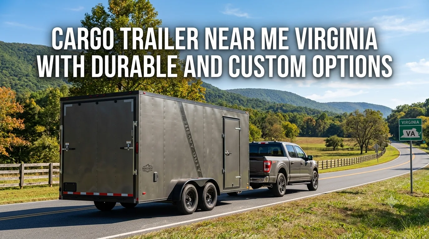 Cargo Trailer Near Me Virginia with Durable and Custom Options