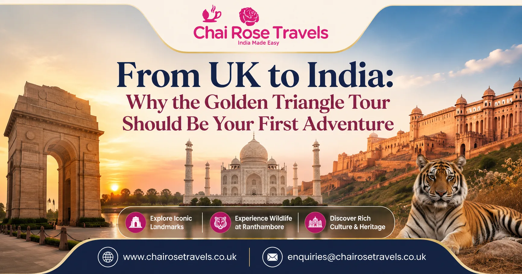 From UK to India: Why the Golden Triangle Tour Should Be Your First Adventure