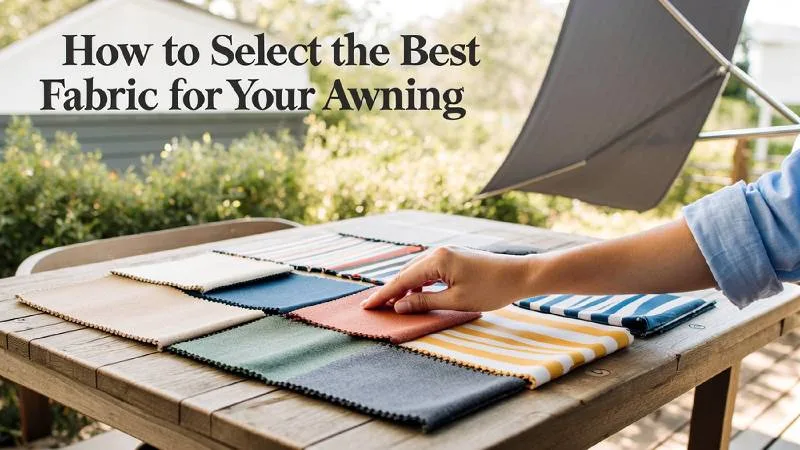 How to Select the Best Fabric for Your Awning