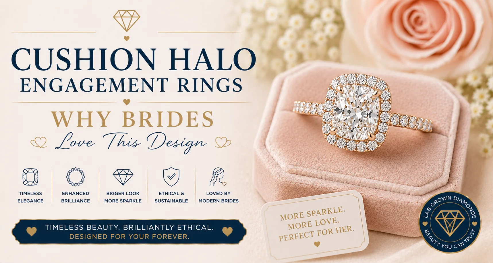 Cushion Halo Engagement Rings — Why Brides Love This Design